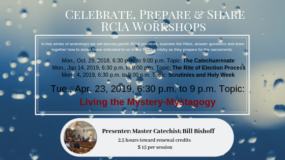 Celebrate, Prepare & Share RCIA Workshops