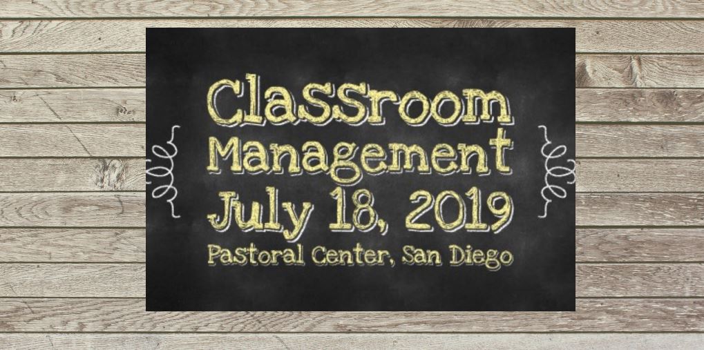 Classroom Management, San Diego Workshop