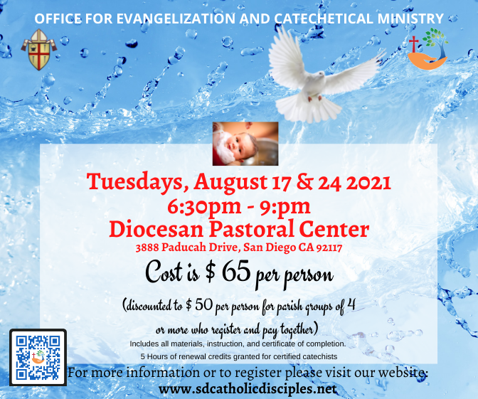 PreBaptism Certification Course Office for Evangelization and